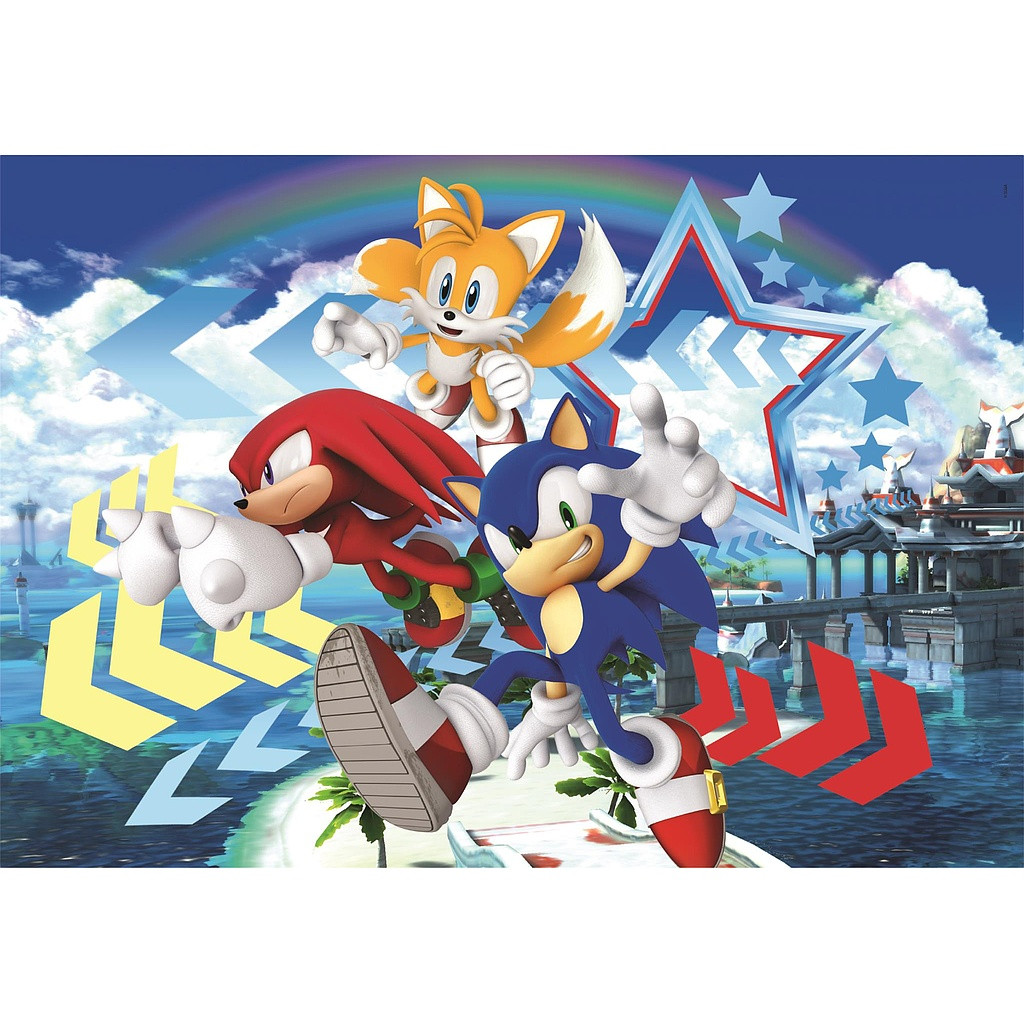 Sonic the Hedgehog Star 104-osaline Clementoni pusle – detailvaade 2