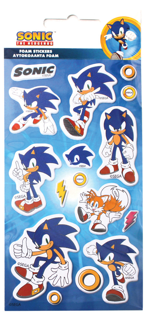 Sonic the Hedgehog Thunder reljeefsete vahtkleepsude komplekt – tootepilt