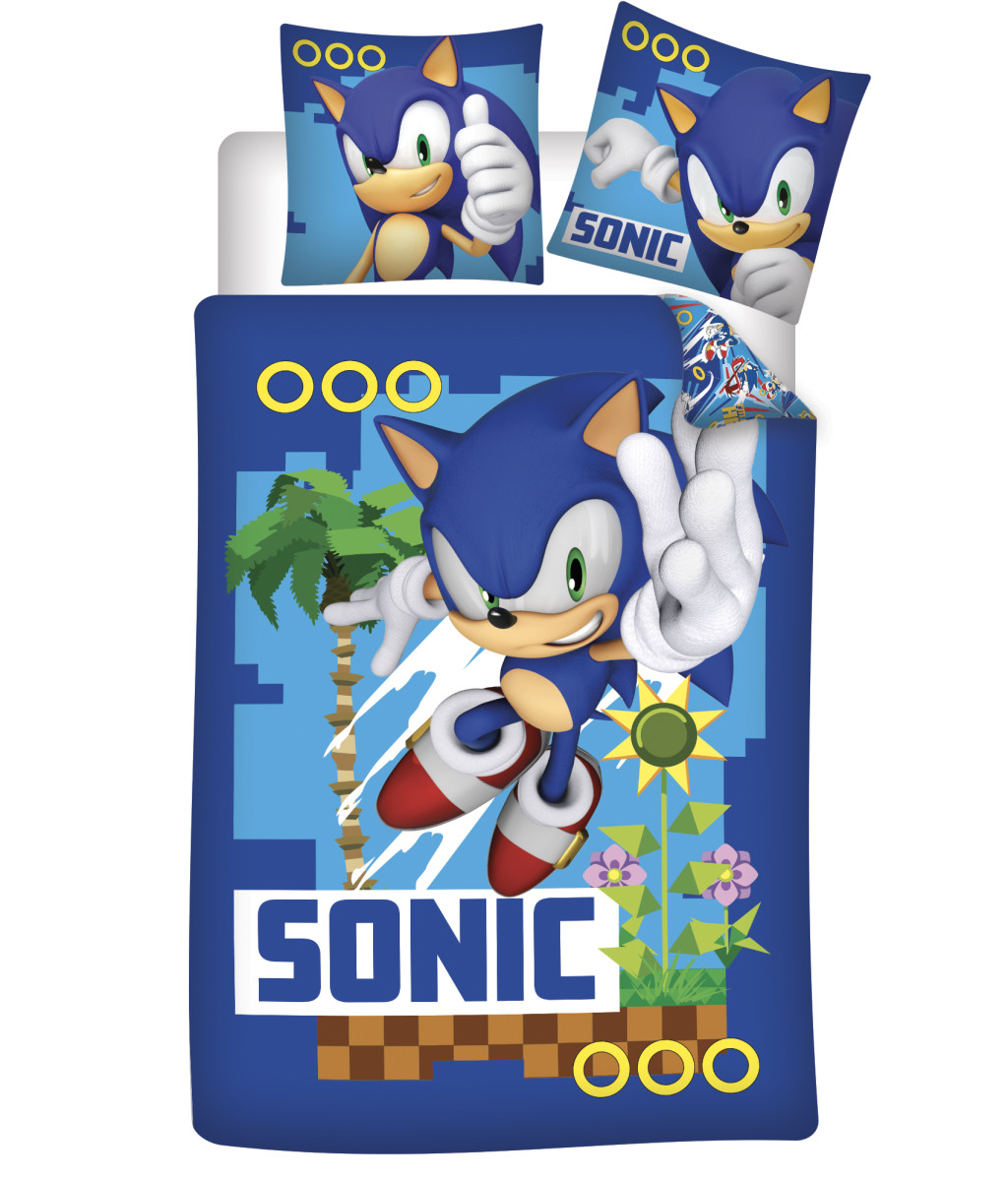 Sonic the Hedgehog Turbo Children's bedding 100x135 cm, 40x60 cm – tootepilt