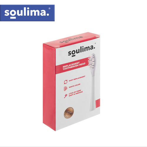 Soulima hambaharjapead 26929, 2 tk, valged