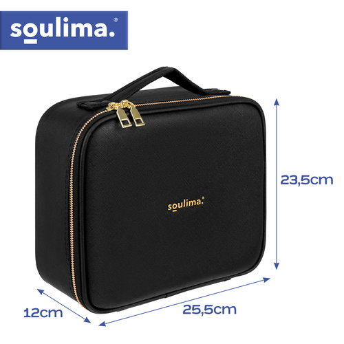 Soulima LED-valgustuse ja peegliga kosmeetikakohver 27236