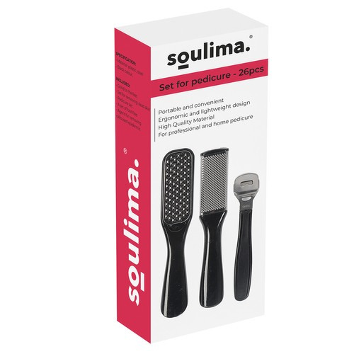 Soulima pediküürikomplekt 21447, 30 osa
