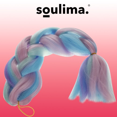 Soulima sünteetilised punumispatsid 21366, sinine ja lilla
