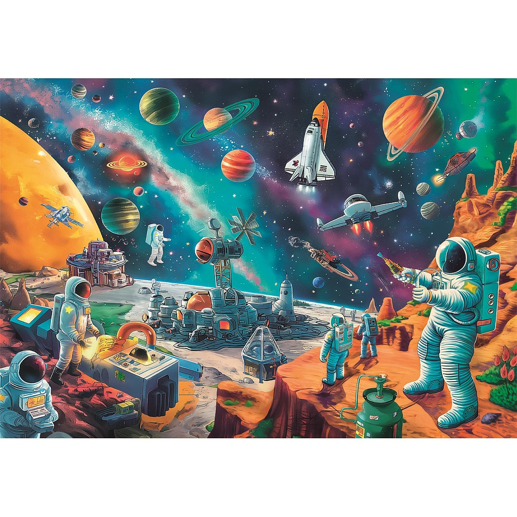 Space Cosmic Crew 104-osaline pusle Clementoni – detailvaade 2