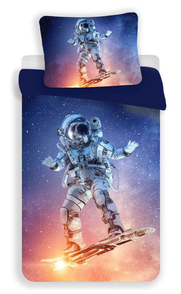 Space Surf ship voodipesukomplekt 140×200cm, 70x90 cm mikrokiud – tootepilt