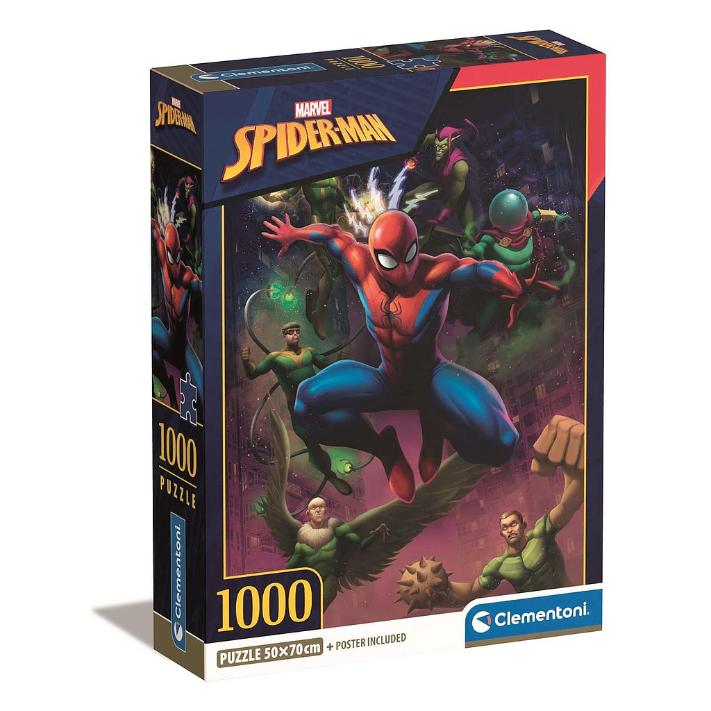 Spiderman 1000-osaline Compact pusle Clementoni – tootepilt