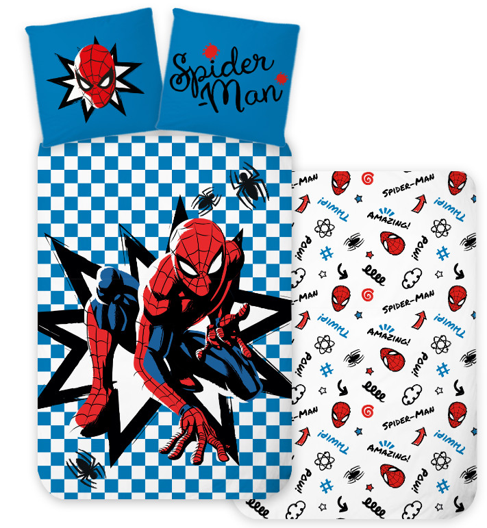 Spiderman Amazing children's tekikott 100x135 cm, 40x60 cm – tootepilt
