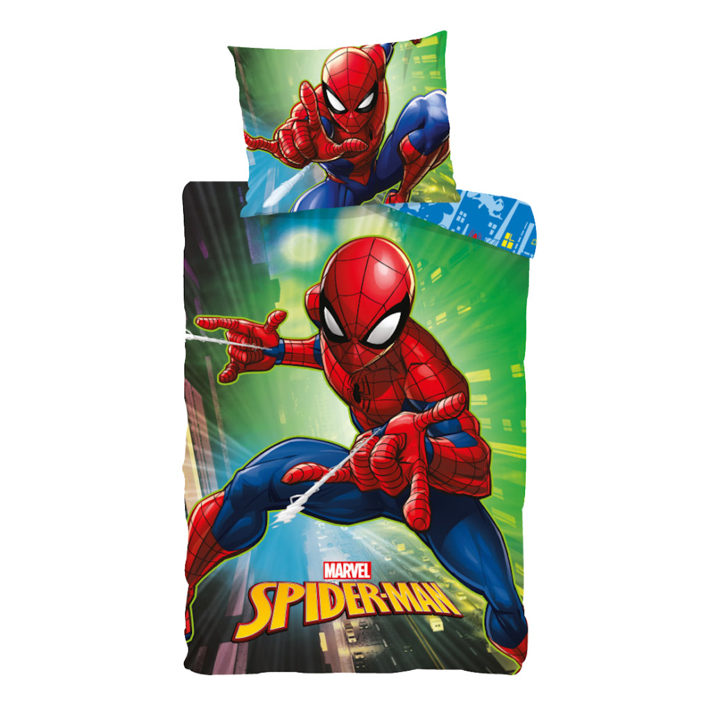 Spiderman City Lights children's bedding cover 100x135 cm, 40x60 cm – detailvaade 2
