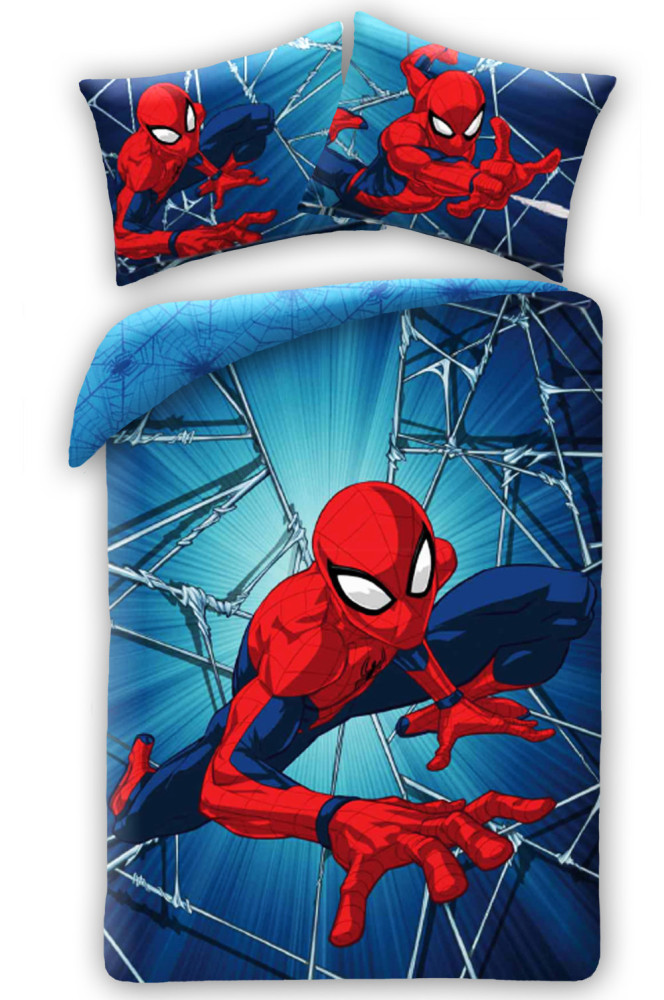 Spiderman Dynamic children's voodipesukomplekt 100x135 cm, 40x60 cm – tootepilt
