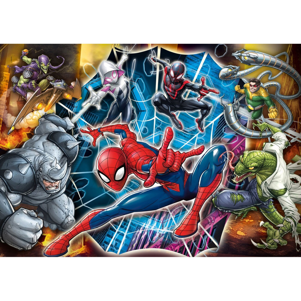 Spiderman Enemies 104-osaline maxi pusle Clementoni – detailvaade 2