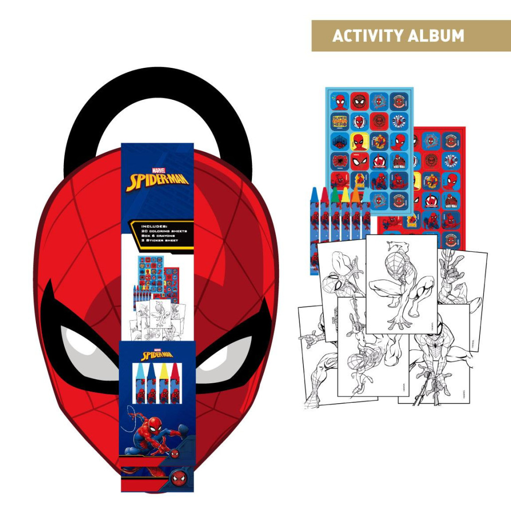 Spiderman Head värvimis- ja tegevuskomplekt – tootepilt