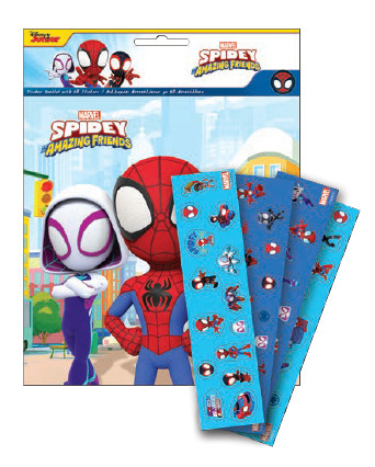 Spiderman Little Heroes Unite 50 kleepsuga kleepsualbum – tootepilt