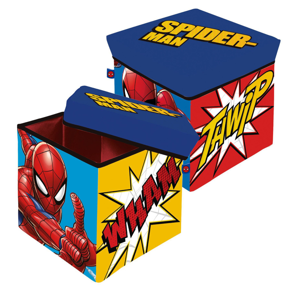 Spiderman mänguasjade hoiukast 30×30x30 cm – tootepilt
