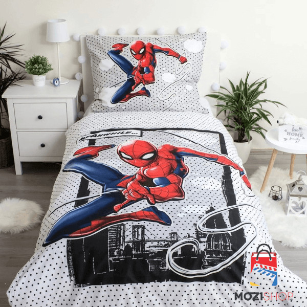 Spiderman Meanwhile Glow-in-the-dark voodipesukomplekt 140x200cm, 70x90 cm – detailvaade 2