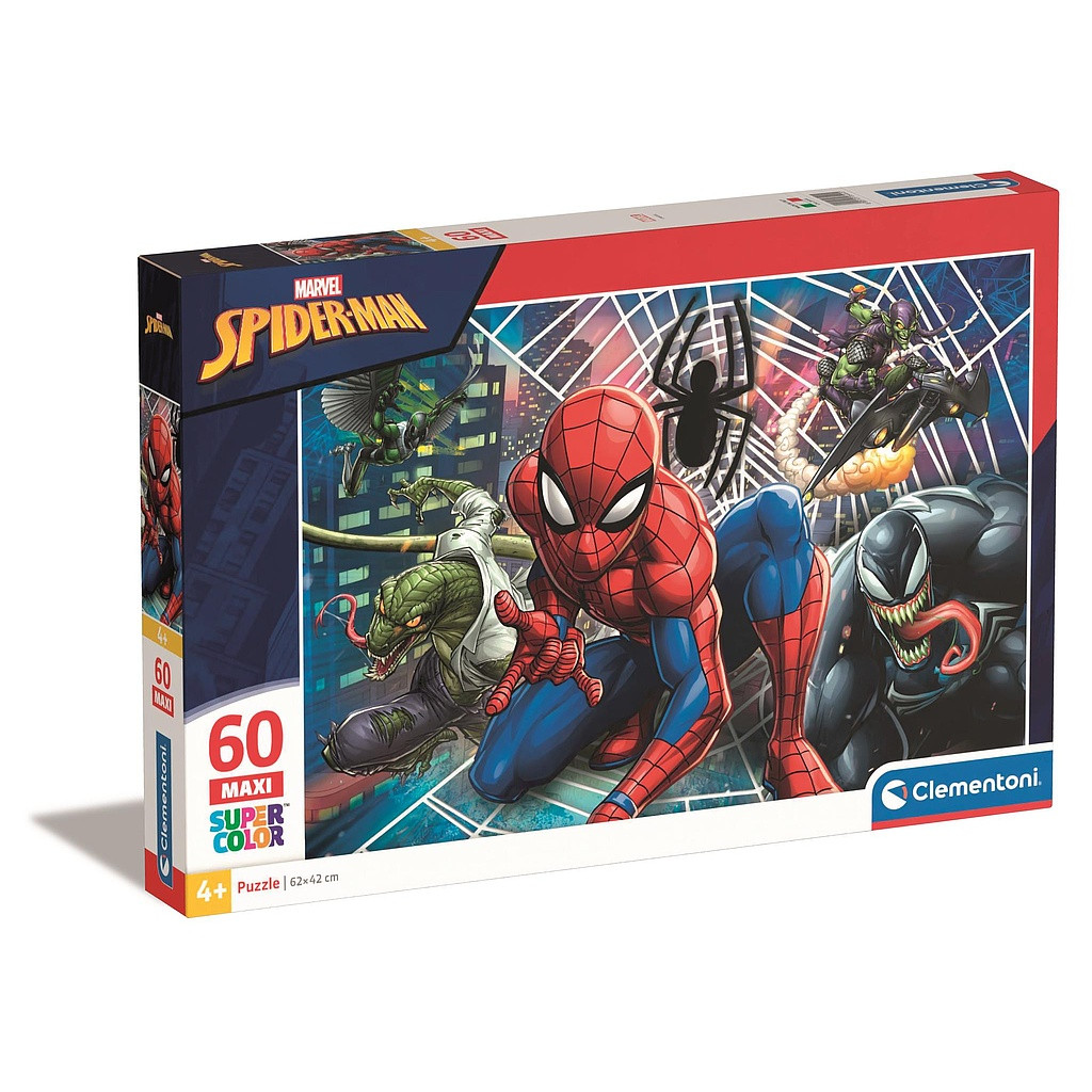Spiderman Opponents 60-osaline maxi pusle Clementoni – tootepilt