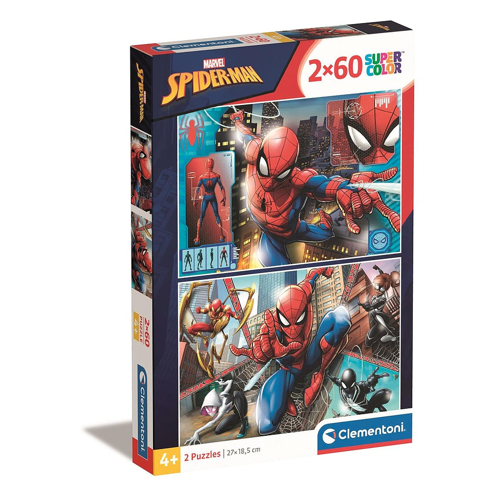Spiderman Partners in Suits 2×60-osaline pusle Clementoni – tootepilt