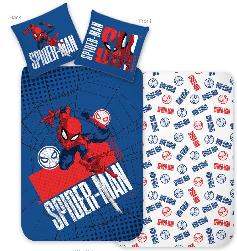 Spiderman Peter Parker voodipesukomplekt 140x200cm, 70x90 cm – tootepilt