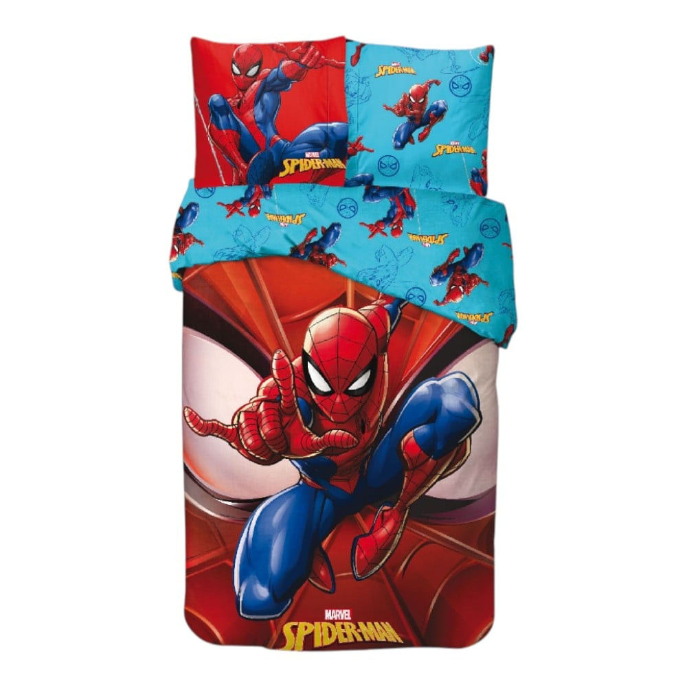 Spiderman Red Alert voodipesukomplekt 140x200cm, 65x65 cm – tootepilt
