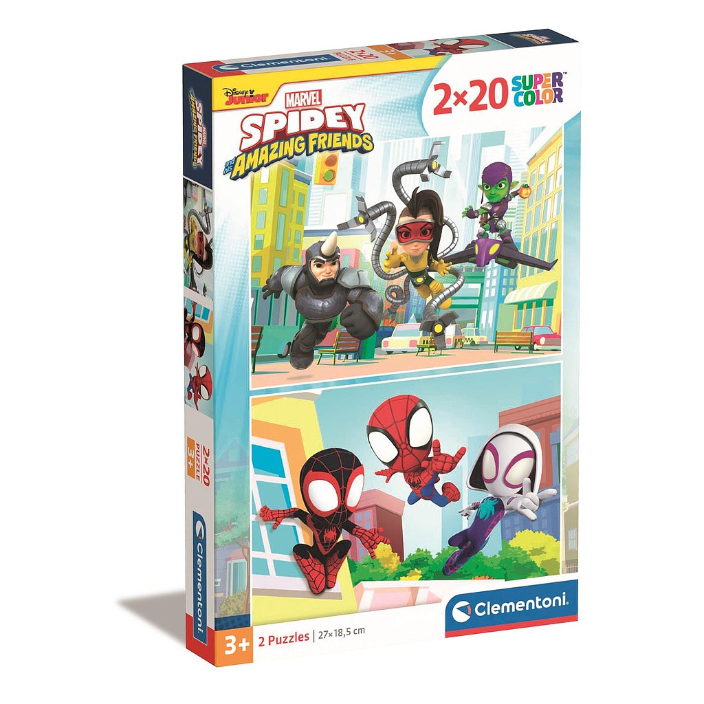 Spiderman Spidey 2×20-osaline pusle Clementoni – tootepilt