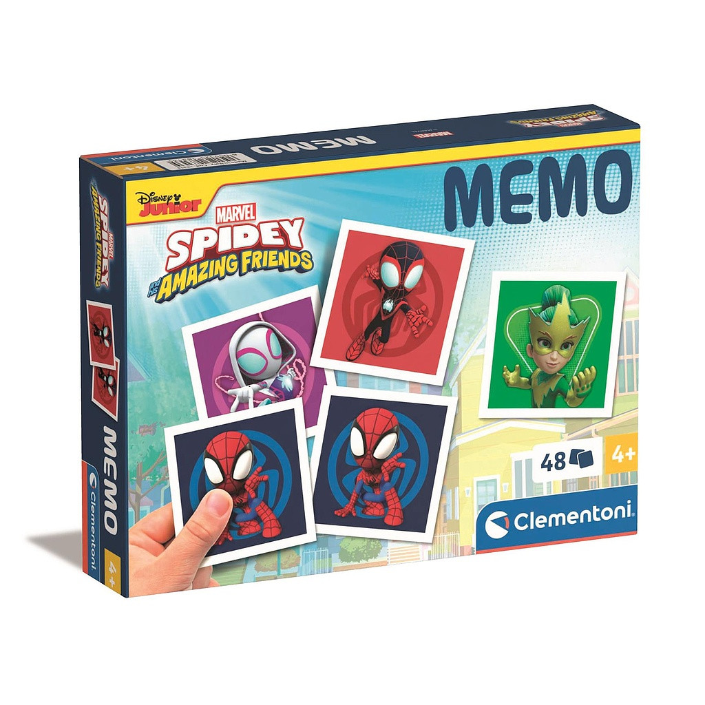 Spiderman Spidey 48-osaline memoriin Clementoni – tootepilt