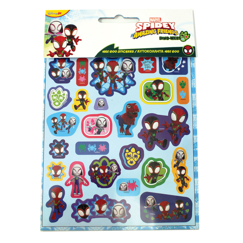 Spiderman Spidey Dino-Webs 600-osaline kleepsukomplekt – tootepilt
