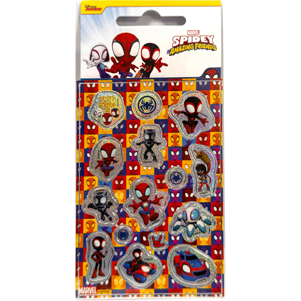 Spiderman Spidey Power holographic kleepsukomplekt – tootepilt