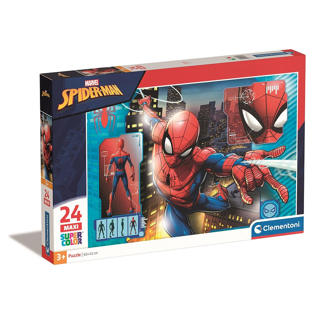 Spiderman Suit Diagnostics 24-osaline Maxi pusle Clementoni – tootepilt