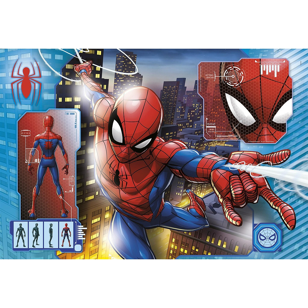 Spiderman Suit Diagnostics 24-osaline Maxi pusle Clementoni – detailvaade 2