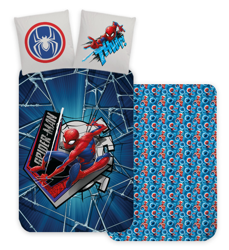 Spiderman Thiwp children's voodipesukomplekt 100x135 cm, 40x60 cm – tootepilt