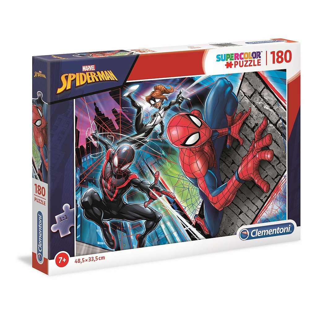 Spiderman Trio in Action 180-osaline Clementoni pusle – tootepilt