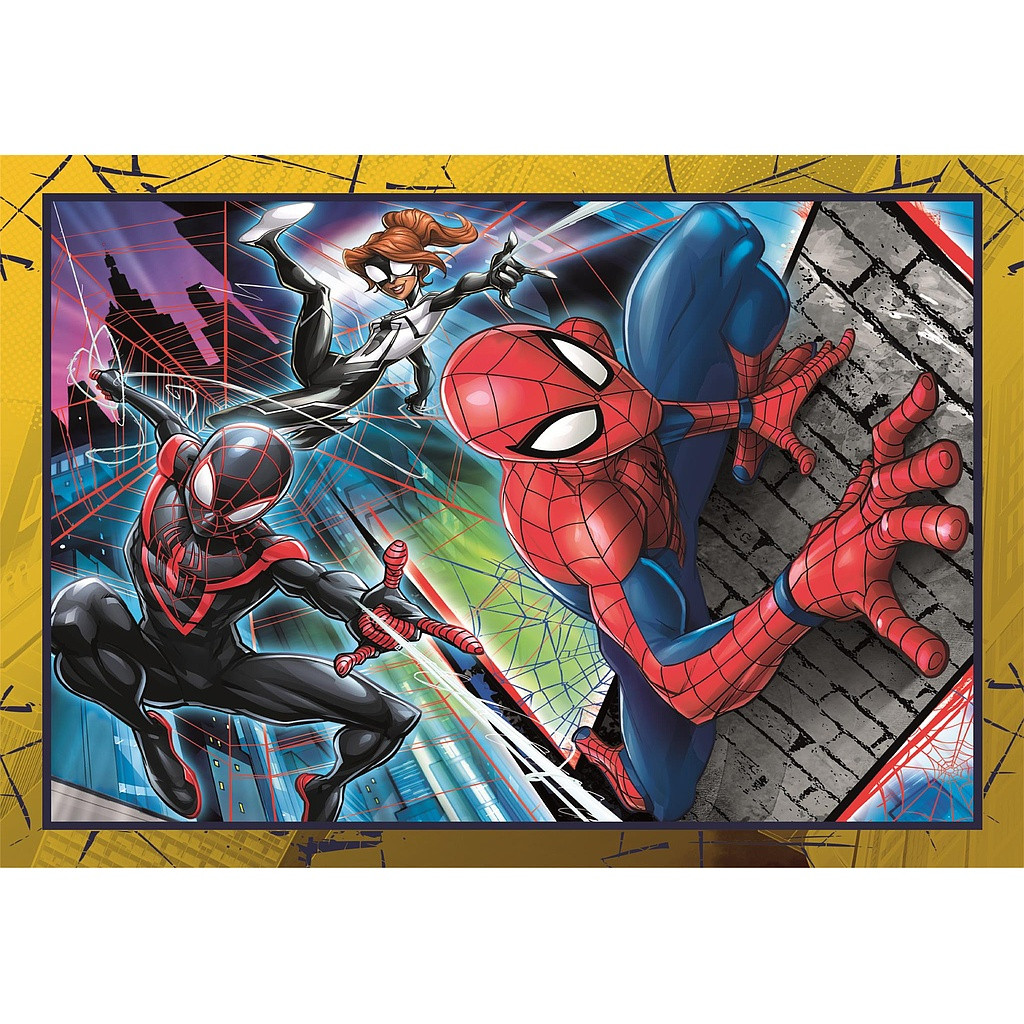 Spiderman Trio in Action 4-in-1 Clementoni pusle – detailvaade 2