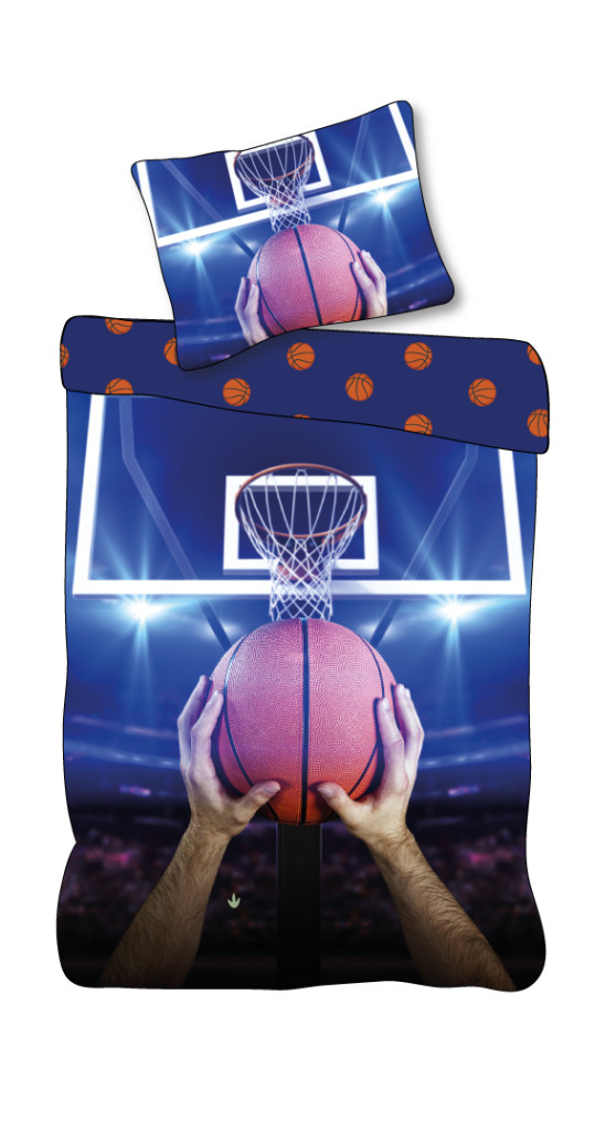Sport Bagging Basketball voodipesukomplekt 140x200cm, 70x90 cm – tootepilt