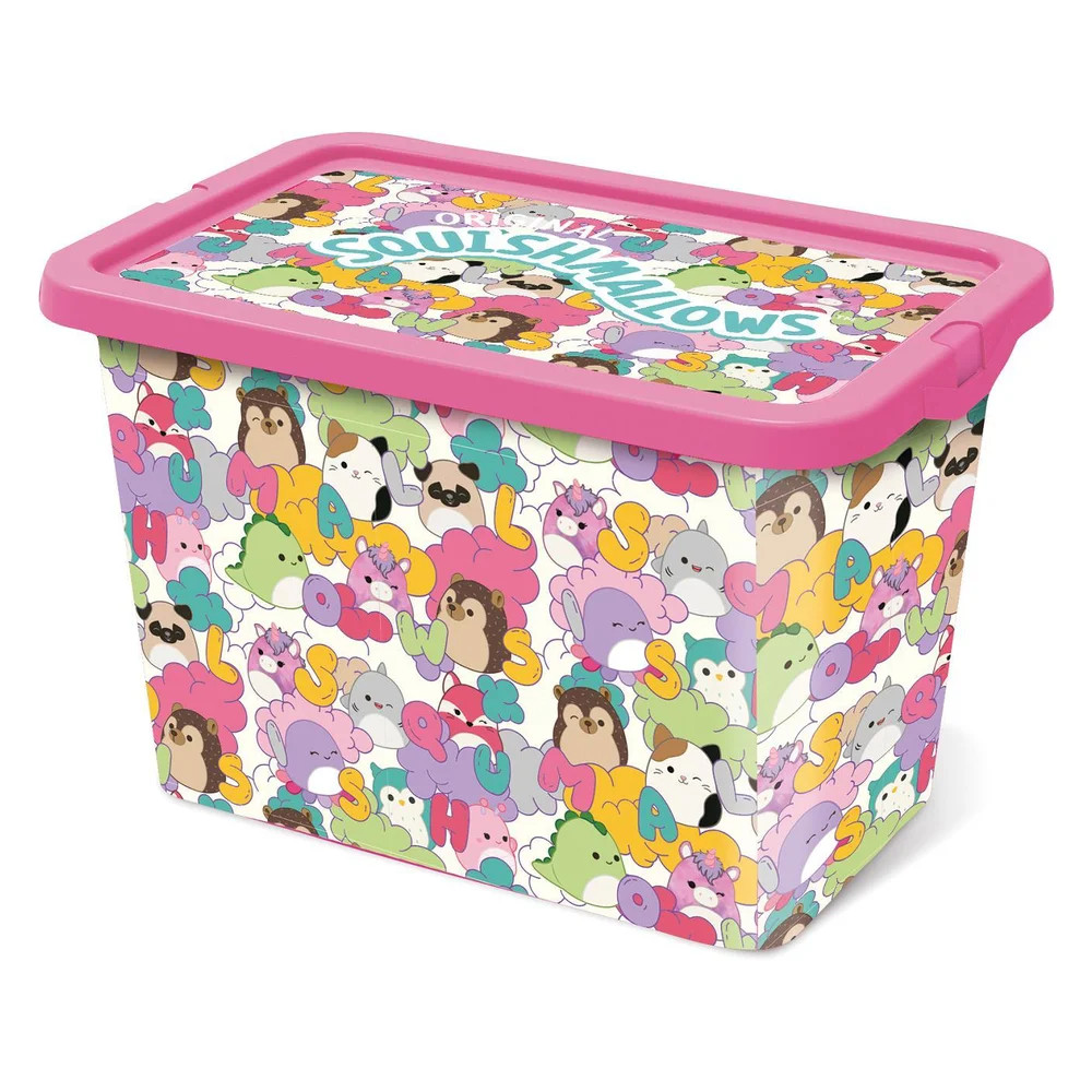 Squishmallows Pluffy plastist hoiukast 7 L – tootepilt