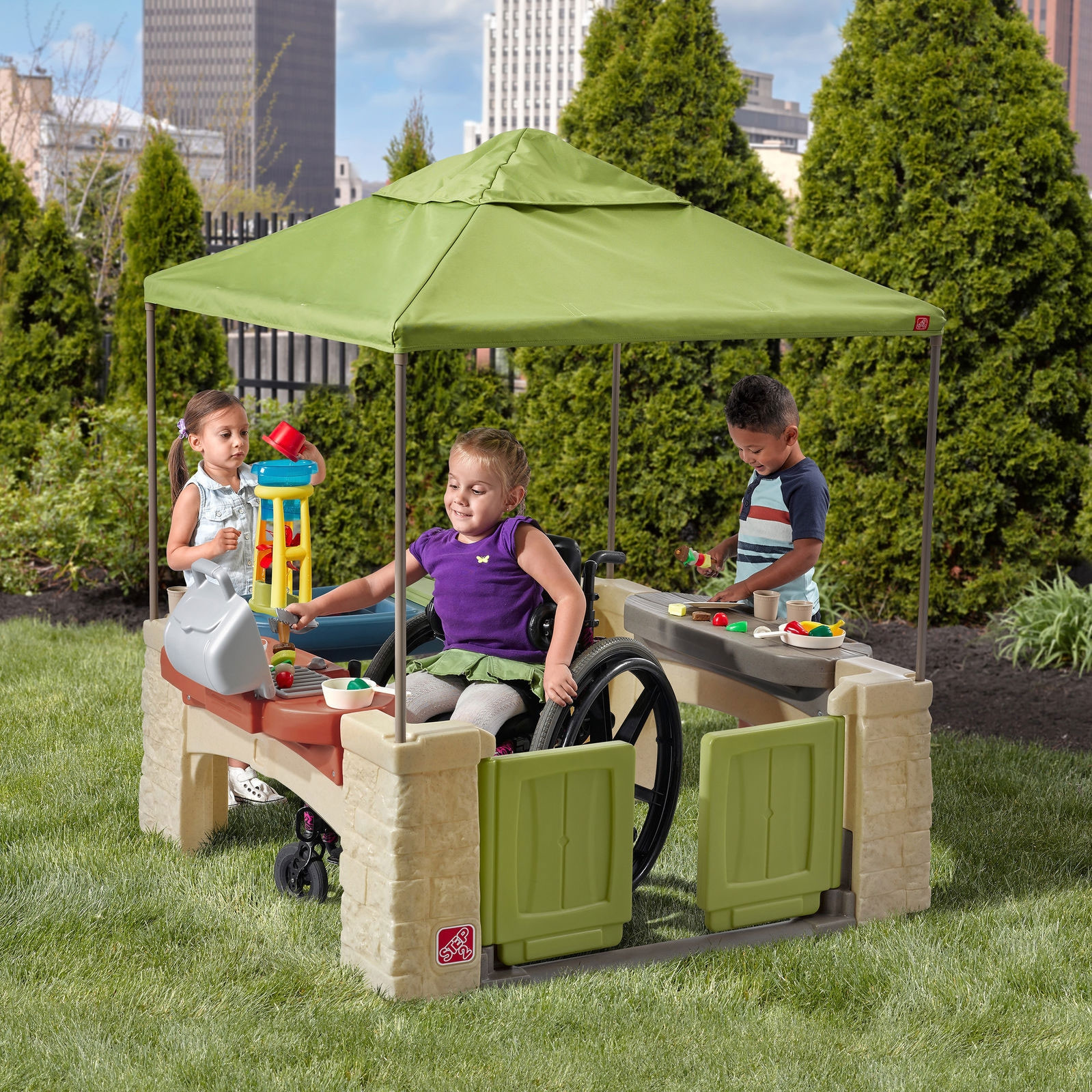 aste2 patio canopy grill – detailvaade
