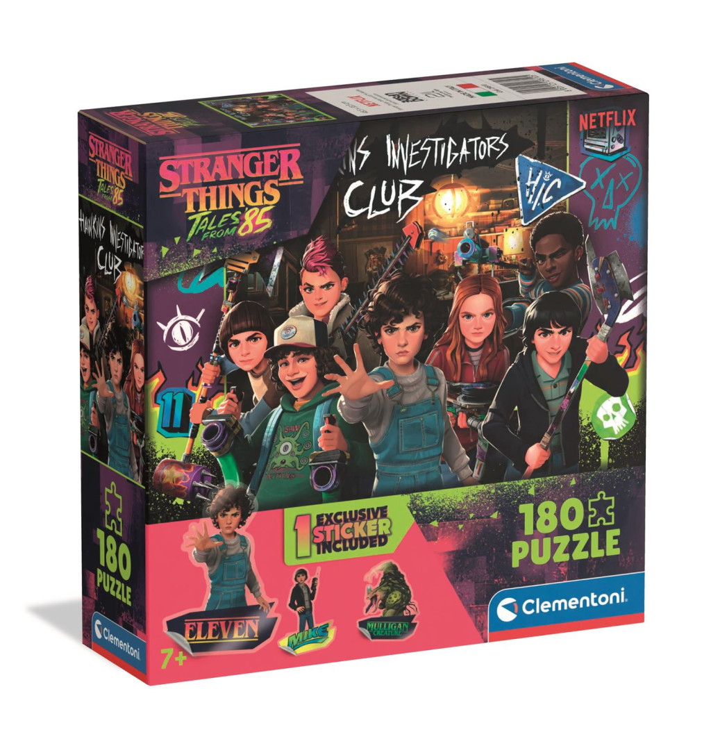 Stranger Things 180-osaline Clementoni pusle – tootepilt