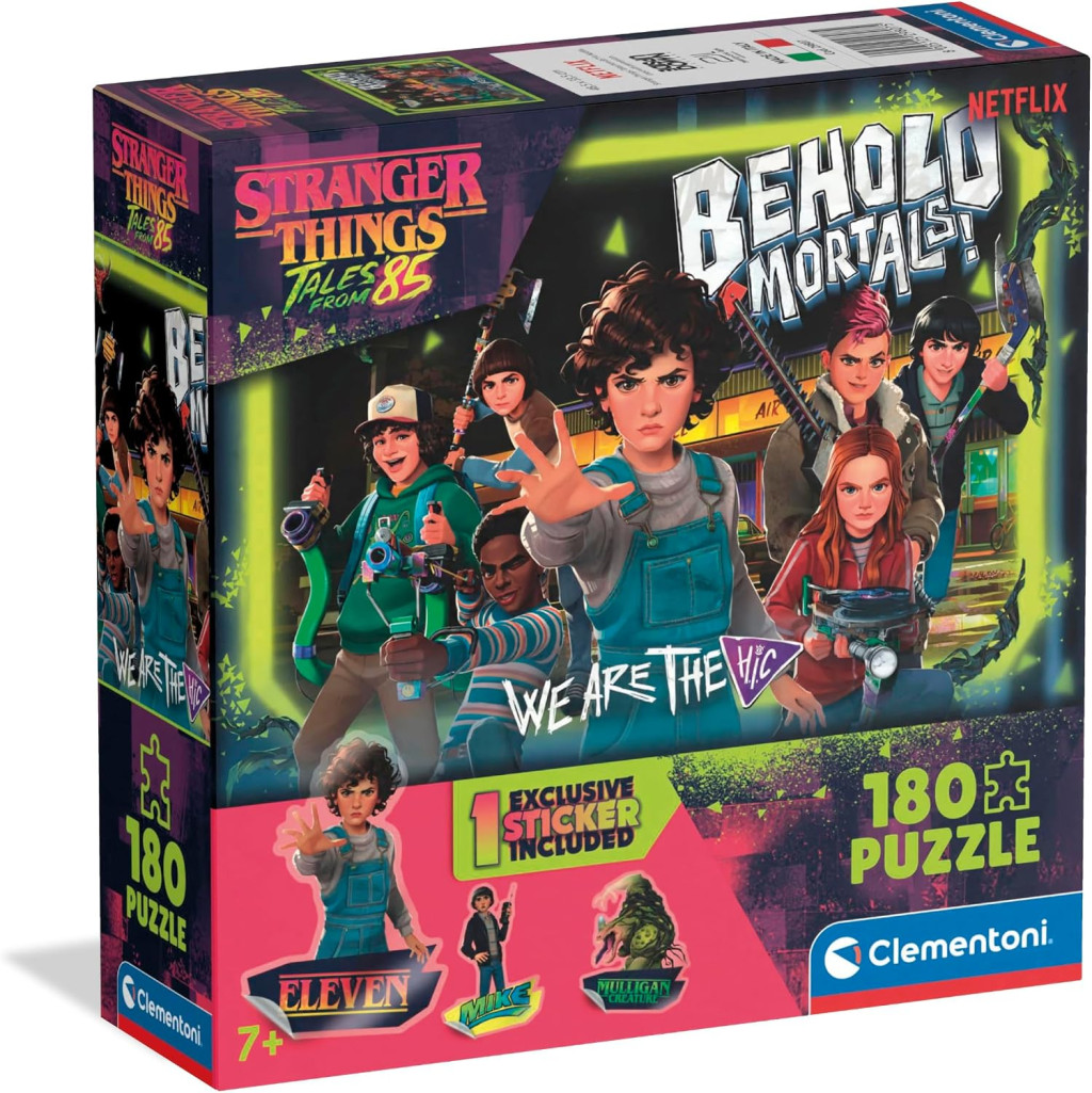 Stranger Things Beholo Mortals 180-osaline Clementoni pusle – tootepilt
