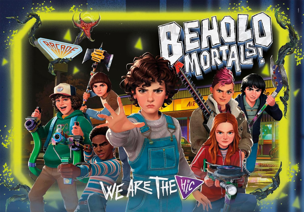 Stranger Things Beholo Mortals 180-osaline Clementoni pusle – detailvaade 2
