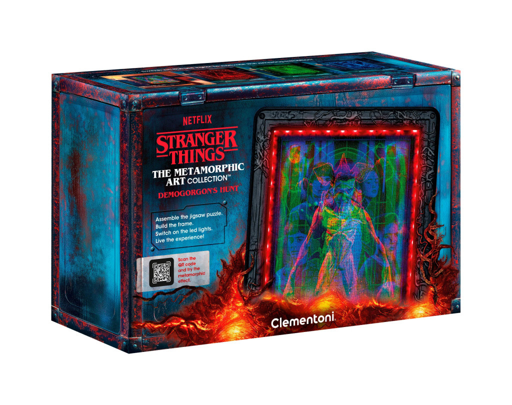 Stranger Things The Demogorgon 520-osaline pusle with LED frame Clementoni – tootepilt