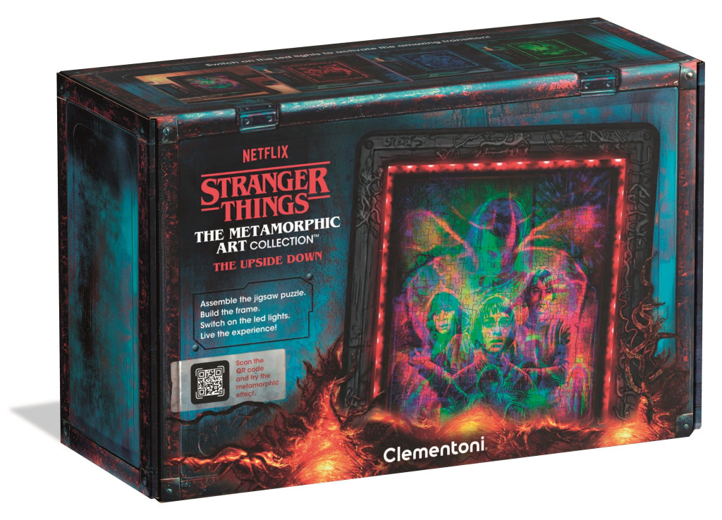Stranger Things Upside Down 520-osaline pusle with LED frame Clementoni – tootepilt