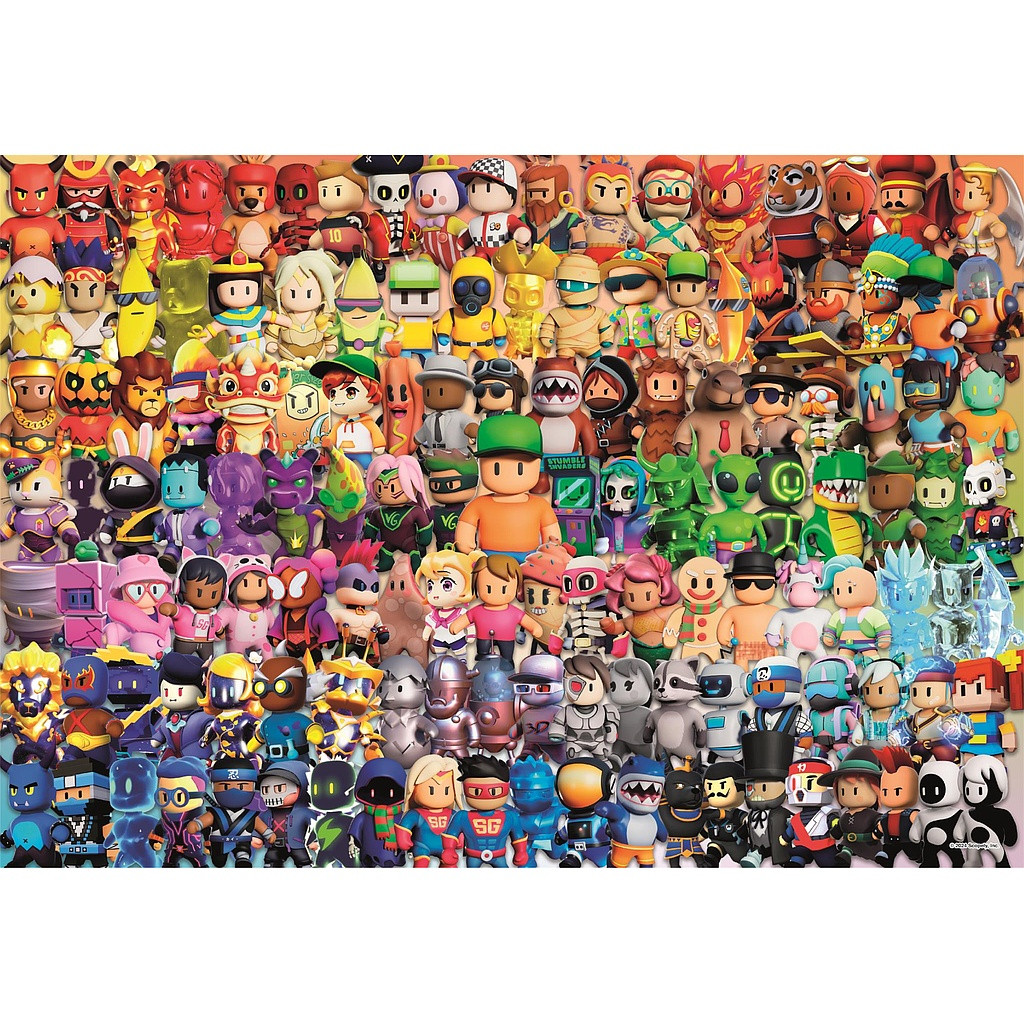 Stumble Guys Every Character 180-osaline Impossible pusle Clementoni – detailvaade 2