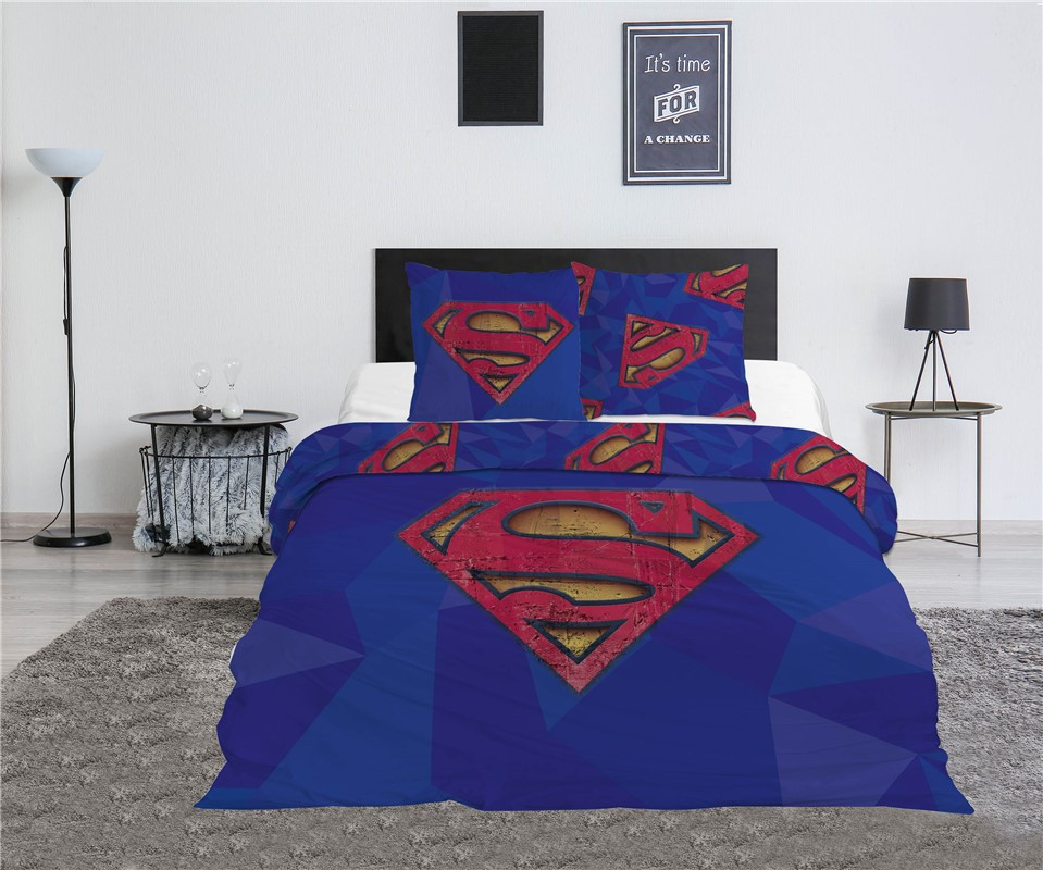 Superman Blue double, double tekikott 240x220cm, 65x65 cm – detailvaade 2