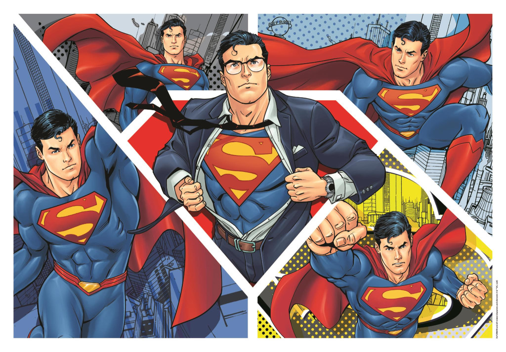 Superman Comic Legends 104-osaline maxi pusle Clementoni – detailvaade 2