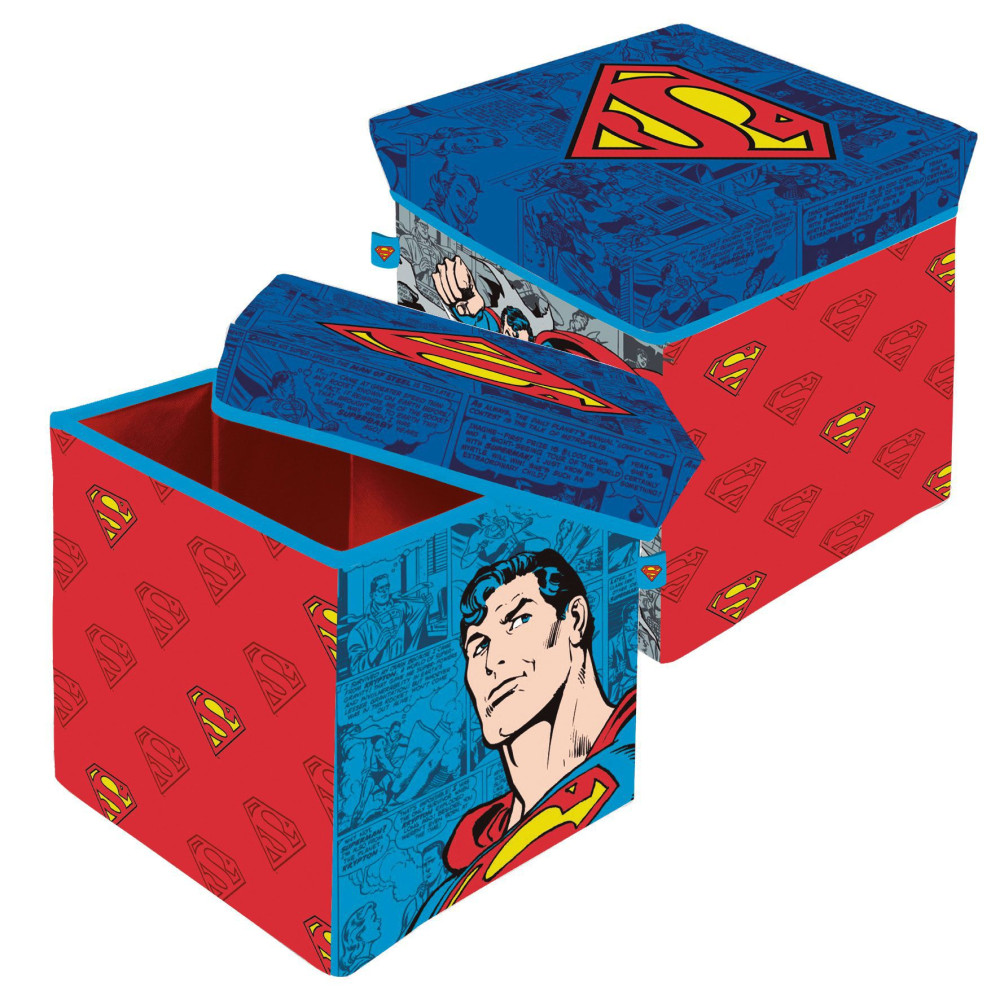 Superman mänguasjade hoiukast 30×30x30 cm – tootepilt