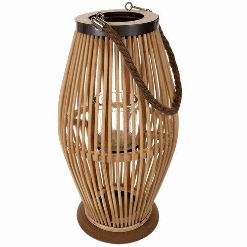 Suur bambusest latern terrassile, kõrgus 40 cm