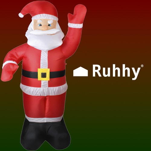 Täispuhutav jõuluvana LED-valgustusega, 180 cm