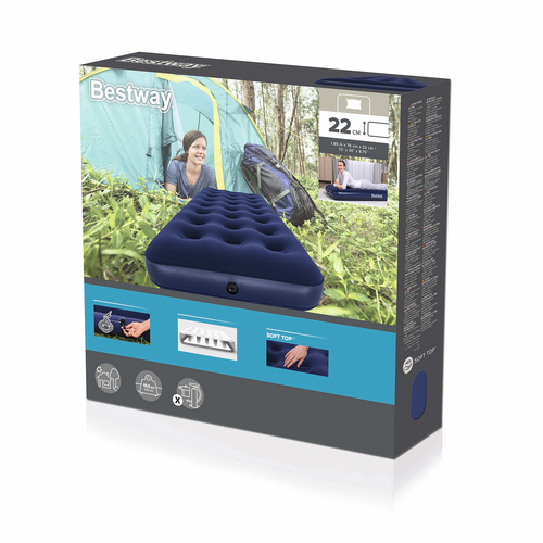 Täispuhutav madrats Bestway 67000 – 185 × 76 × 22 cm