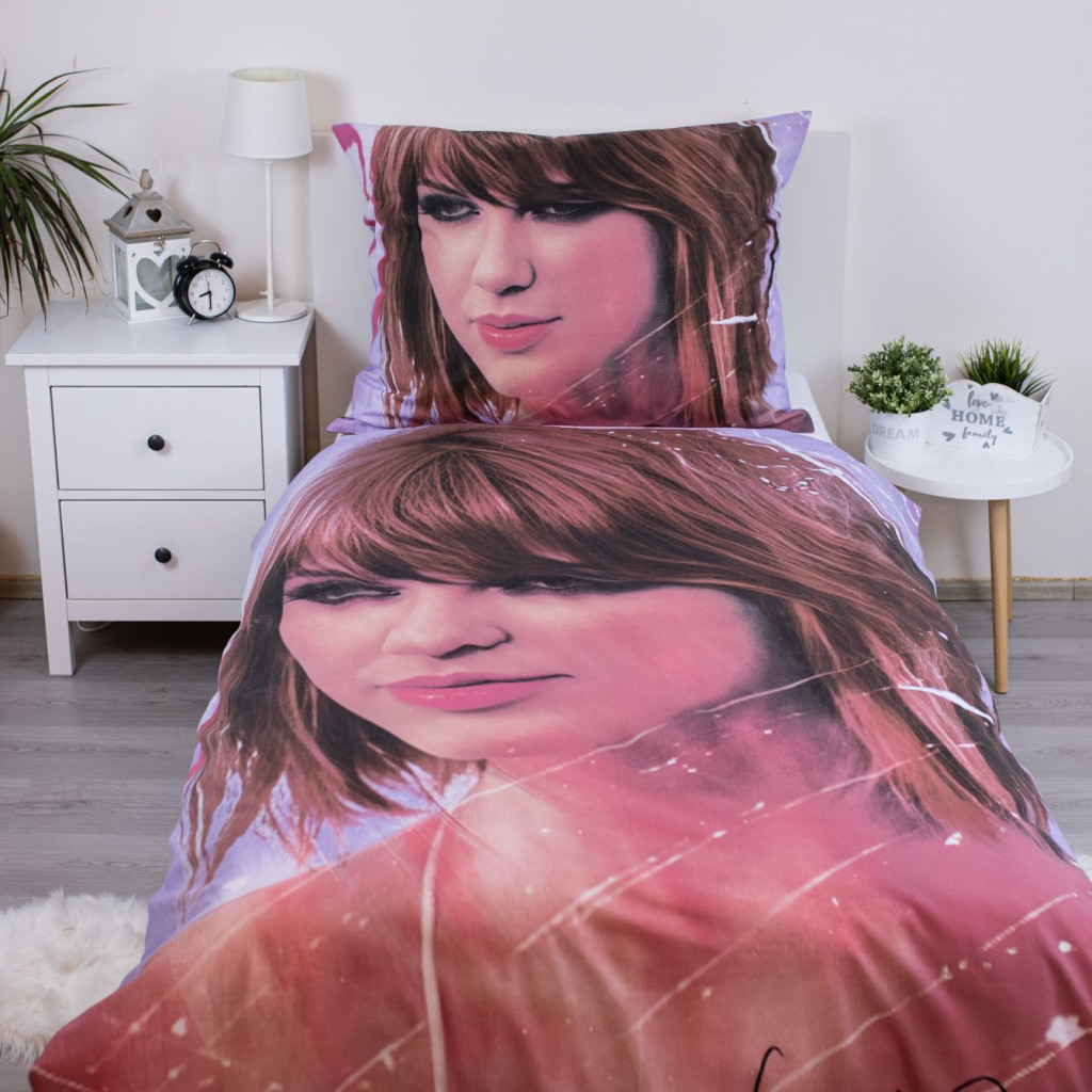 Taylor Swift Swiftie voodipesukomplekt 140x200cm, 70x90 cm – detailvaade 2