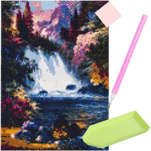 Teemantmosaiik „Kosk”, 30 × 40 cm