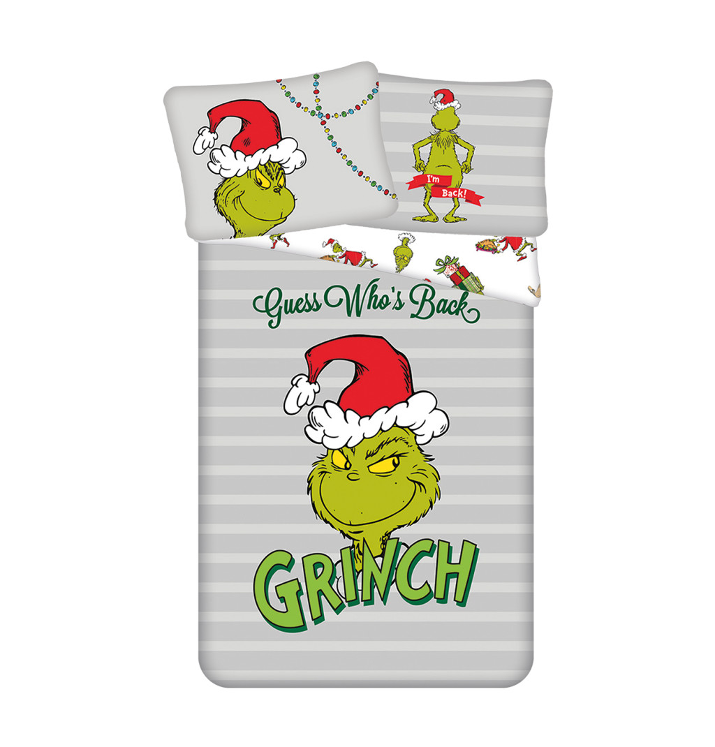 The Grinch Guess Who's Back voodipesukomplekt 140x200 cm, 70x90 cm – tootepilt