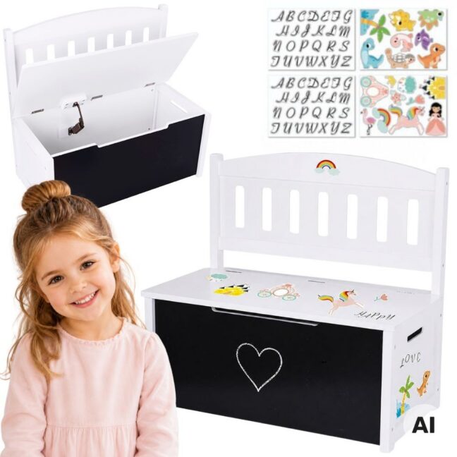 3- -1 chest roosa – Tooky mänguasi 3- -1 puidust mänguasi Chest roosa koos Drawing tahvel